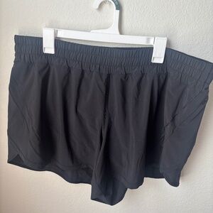 Black Track That Short 5 Inch Inseam, Size 20